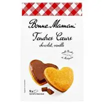 Bonne maman, Madeleine tendre coeur nappé