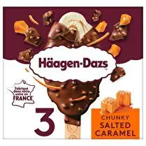 Häagen dazs, Bâtonnet glacé chunky salted caramel