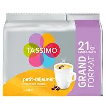 Tassimo, Capsules petit déjeuner classique x 21