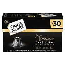 Carte noire, Capsules alu long l'icônique x 30