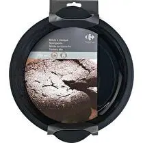 Carrefour, Moule à manqué en silicone avec contour rigide 24cm