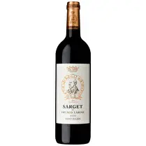 Sarget de Gruaud 2nd Vin du Château Gruaud Larose Grand Cru Classé en 1855, Saint Julien AOP Rouge 2020