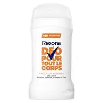 Rexona, Déodorant pour tout le corps agrumes stick 50ml
