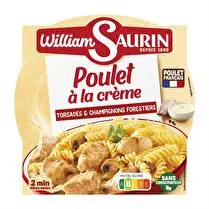 William Saurin, Poulet à la crème torsades et champignons