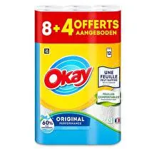 Okay, Essuie tout Original blanc