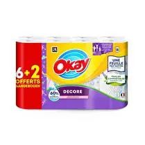 Okay, Essuie tout Décoré  - 8+4 offerts