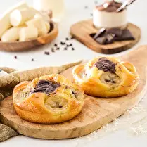 Votre pâtissier propose, Moelleux individuel nutella banane
