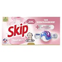 Skip, Lessive capsule sensitive x24