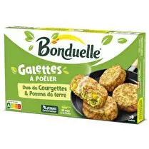 Bonduelle, Galettes à poêler duo de courgettes et pomme de terre