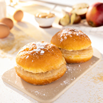 Votre boulanger propose, Beignet fourré pomme x 2