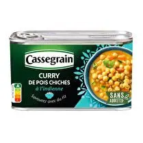 Cassegrain, Curry de pois chiches à l'indienne
