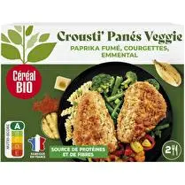 Céréal bio, Crousti panés paprika fumé courgettes emmental