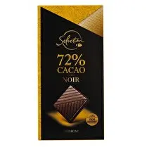 Carrefour, Tablette de Chocolat Noir 72%