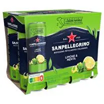 San Pellegrino, Eau gazeuse aromatisée limon et menthe