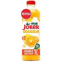 Joker, Jus d orange sans pulpe