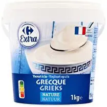 Carrefour, Yaourt à la grecque nature