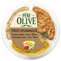 Père olive, Trio de houmous