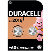 Duracell, Piles boutons CR2016 x2