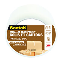 Scotch, Scotch emballer colis et cartons transparent