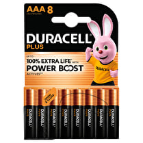 Duracell, Piles alcaline plus powerboost LR03 AAA x8