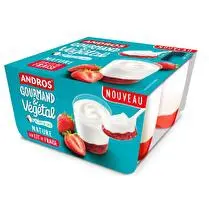 Andros, Spécialité végétale nature sur lit de fraise