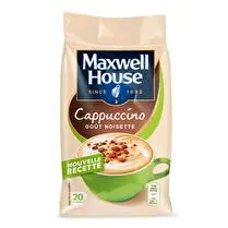 Maxwell house, Recharge café soluble Cappuccino noisettes