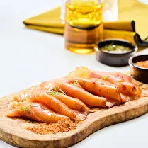 Votre poissonnier propose, Gravlax de saumon au piment d'Espelette AOP