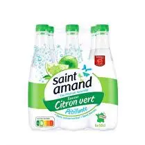 Saint Amand, Eau aromatisée gazeuse saveur citron vert
