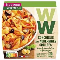 Weight watchers, Conchiglie aux aubergines grillées