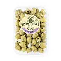 Père olive, Olives vertes dénoyautées ail & basilic