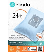 Carrefour, Sac aspirateur Electrolux, Philips, Tornado 24+ 048821