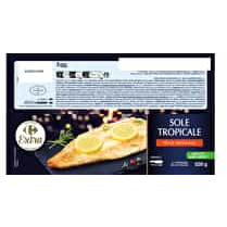 Carrefour, Filet de sole tropicale 80/120 -  4 à 7 portions