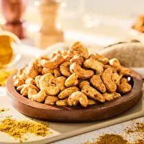 Fraîche découpe, Noix de cajou torrefiées curry oignon