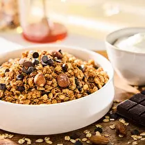 Fraîche découpe, Granola chocolat amandes