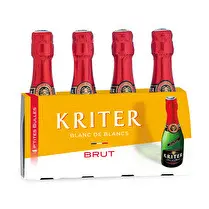 Kriter, Vin Mousseux Blanc Brut 4x20 cl