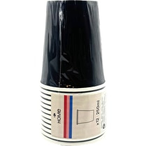Carrefour, Gobelet 20cl noir x12