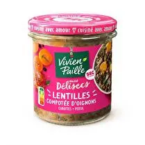 Vivien Paille, Lentilles confit d oignon