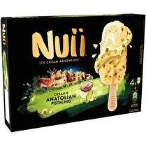 Nuii, Bâtonnets pistache d Anatolie et crème