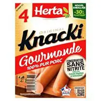 Herta, Knacki gourmande 100% pur porc