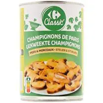 Carrefour, Champignons pieds et morceaux