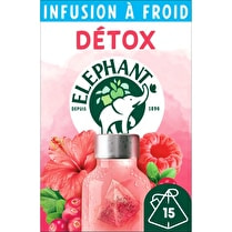 Éléphant, Infusion à froid détox x 15 pyramides
