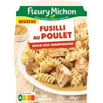Fleury michon, Fusilli au poulet sauce aux champignons