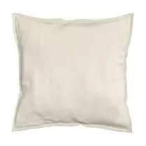 TEX HOME, Taie doreiller 100 % coton bio beige 65x65cm