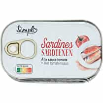 Simpl, Sardines à la sauce tomate