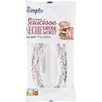 Simpl, saucisse seche pur porc