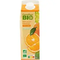 Carrefour, Jus d'Orange Avec Pulpe Bio