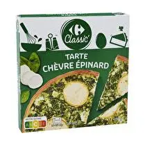 Carrefour, Tarte chèvre épinard