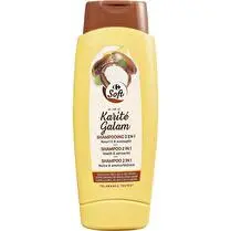 Carrefour, Shampoing Cheveux Très secs ou frisés 2 En 1 Karité