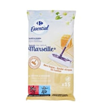 Carrefour, Lingettes  Sol au savon de Marseille
