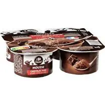 Carrefour, Mousse chocolat noir